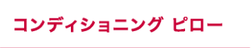 コンディショニングピロー