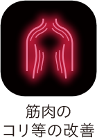 筋肉のコリ等の改善